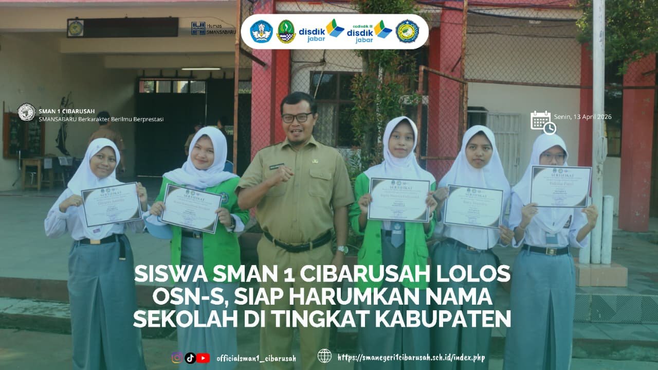 Siswa SMAN 1 Cibarusah Lolos OSN-S, Siap Harumkan Nama Sekolah di Tingkat Kabupaten